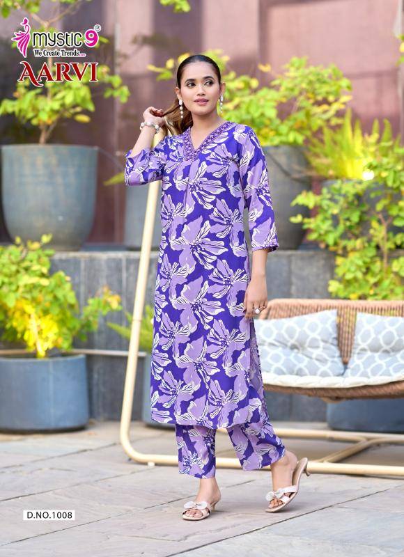 Mystic9 aarvi vol 1 coord set Kurti suppliers in Pune